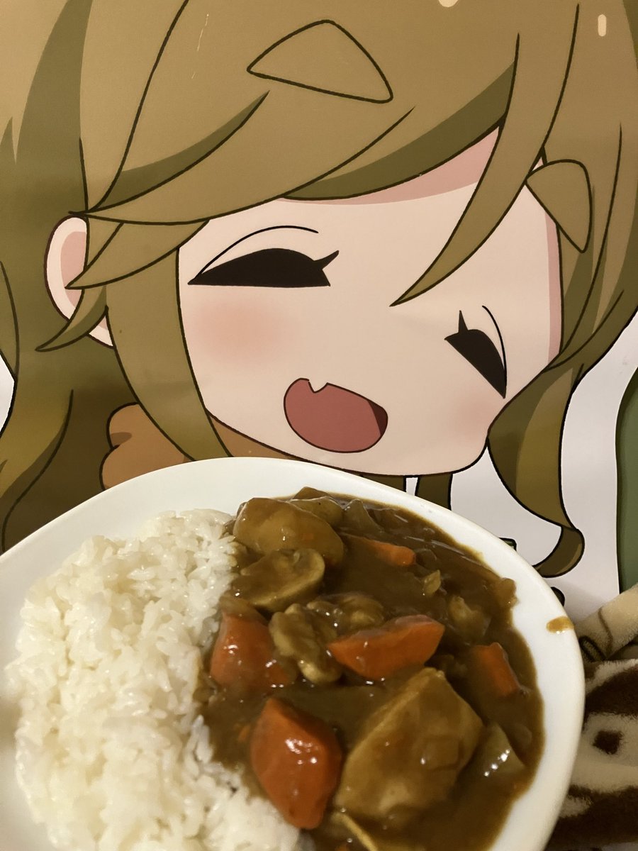 いただきま〜す🦊🐶