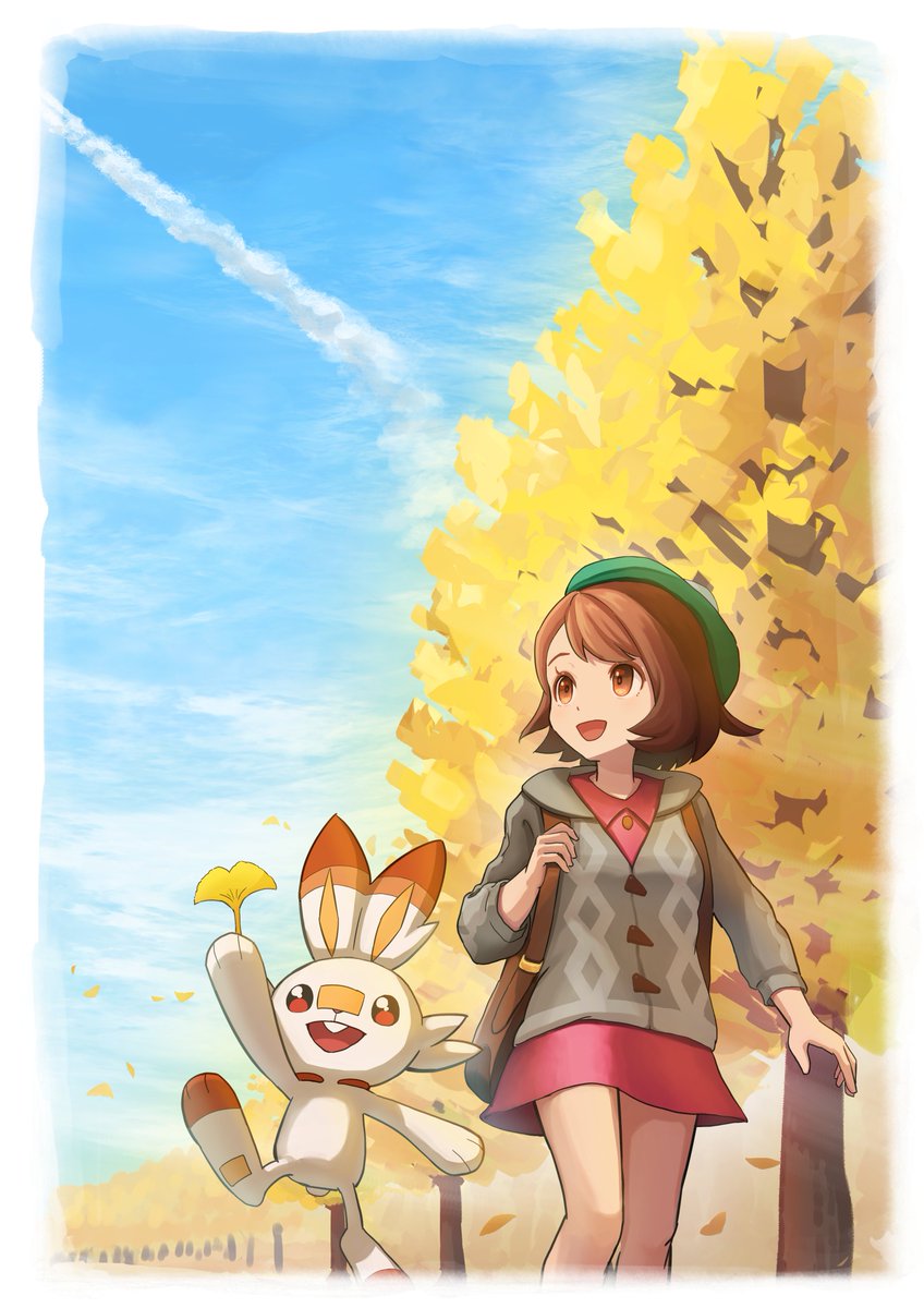 秋の散歩道

#ポケモンイラスト 
#pokemonfanart 
#絵描きさんと繋がりたい 
#ポケモン好きな人と繋がりたい 
#ポケモン絵描きさんと繋がりたい