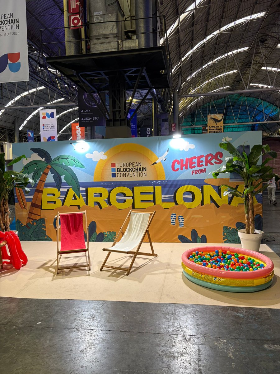 Token Ventures (@token_ventures) on Twitter photo For next 2 days we're <a href="/EBlockchainCon/">European Blockchain Convention</a>, so hello from Barcelona. 🇪🇸
If you're around and want to connect, talk ideas and blockchain stuff, ping us here. Always up for a good chat. 🤝☕️ For next 2 days we're <a href="/EBlockchainCon/">European Blockchain Convention</a>, so hello from Barcelona. 🇪🇸
If you're around and want to connect, talk ideas and blockchain stuff, ping us here. Always up for a good chat. 🤝☕️
