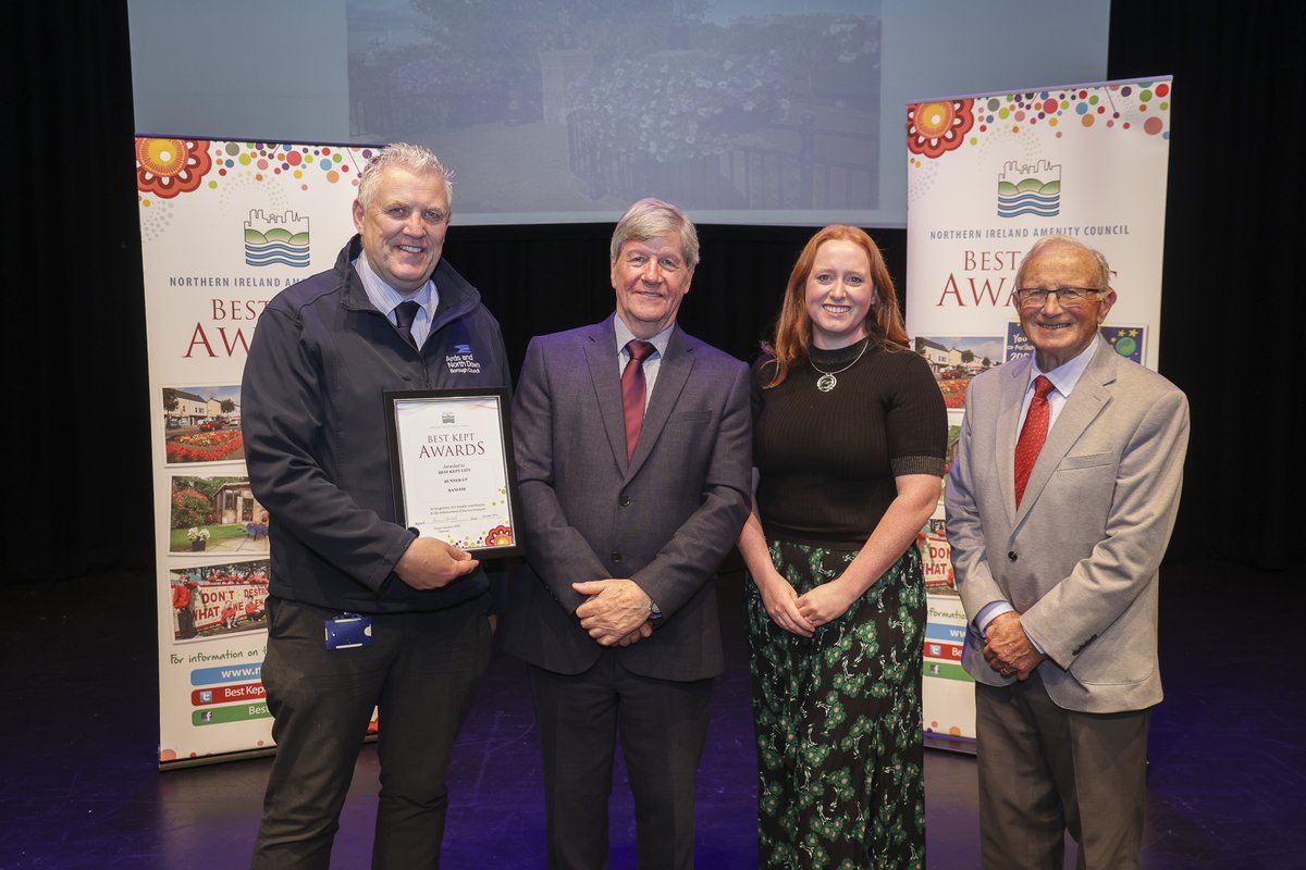 Congratulations to Bangor <a href="/ANDborough/">ArdsandNorthDown</a> on taking the Runner Up title at the annual Best Kept Awards Ceremony.  Well done to everyone involved.