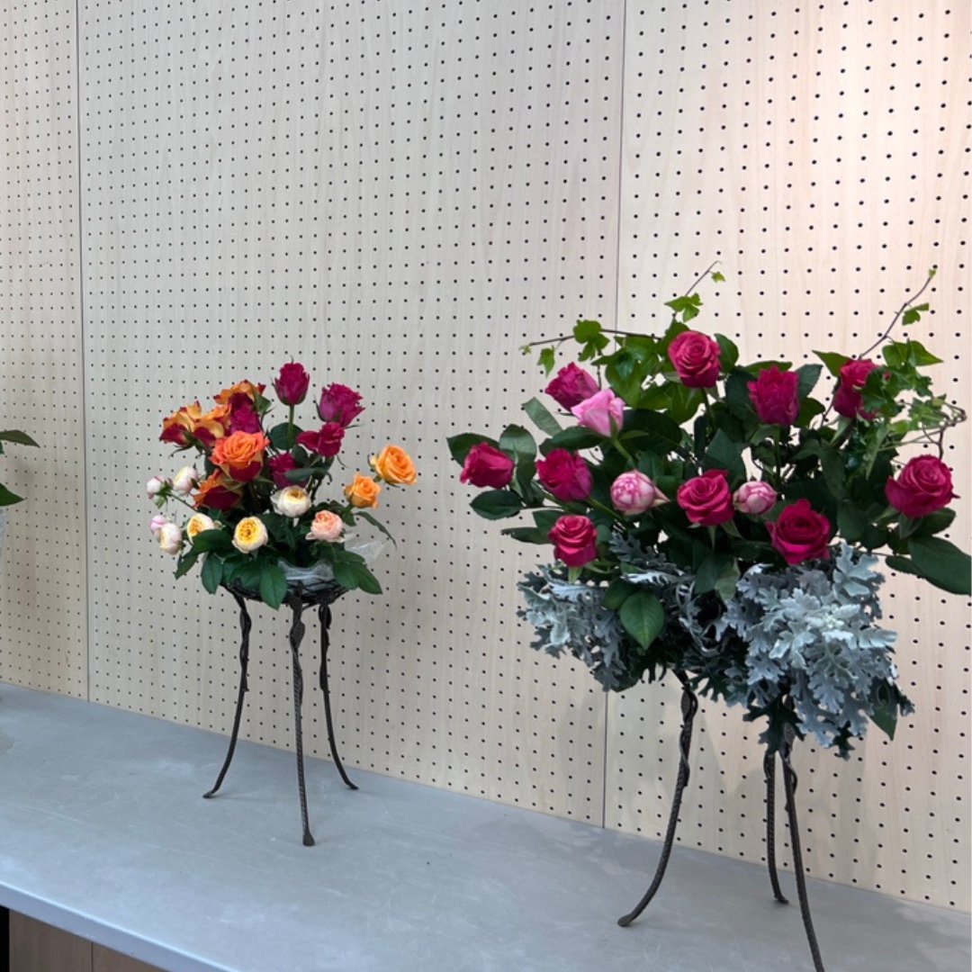 【バラ売り展示用】 展示会のお知らせ】 秋のバラ展 日 時：10月18日(土)～10月19日(日