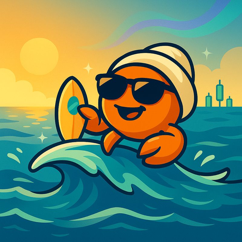 0x_bitcrab's tweet photo. ☀️🦀 Good vibes only, Crab Army.
The market moves, tides shift, but BitCrab never loses his cool.
Strong shell. Sharp claws. Steady vision. 💎🌊

Whether it’s a pump or a dip — we ride it with style. 🚀

#BitCrab #StayCrabby #DeFiVibes #BullishEnergy https://t.co/VcTTeFa3Xl