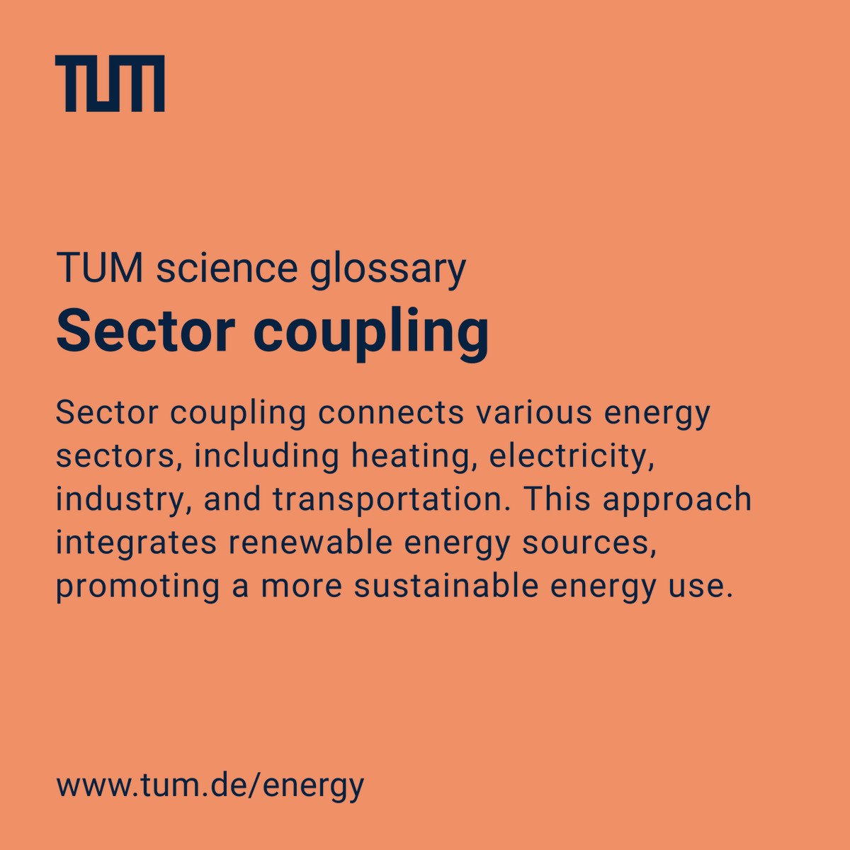 TU_Muenchen's tweet image. In our #scienceglossary for the research field #energy, today’s term is &quot;#sectorcoupling&quot;. #Energysectors are the different areas of the economy where energy is produced, converted, distributed, and used: go.tum.de/917142

@researchbavaria 

📷TUM CCC/ T. Hamacher