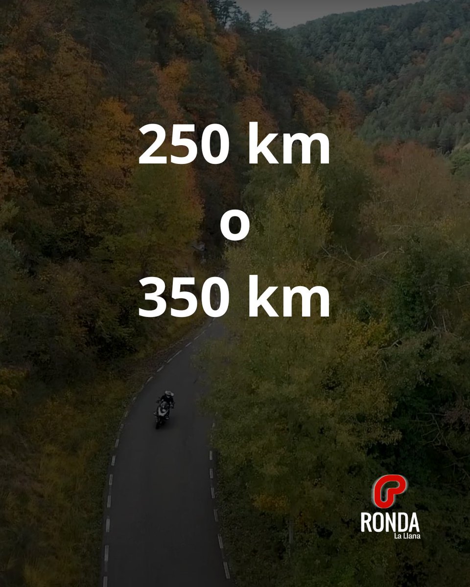 La 3a edició de la #RondaLaLlana té 2 recorreguts:
🗺️ 250 km, experiència tranquil·la.
🗺️ 350 km, experiència exigent.
Què escolliu? 🧐
▫️▫️
La 3a edición de la #RondaLaLlana tiene 2 recorridos:
🗺️ 250 km, experiencia tranquila.
🗺️ 350 km, experiencia exigente.
¿Qué escogéis? 🧐