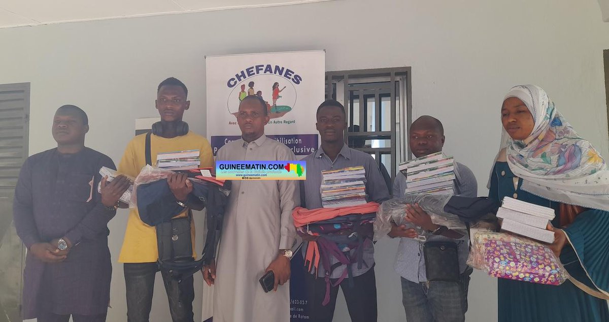 ⭕️ Conakry : l’ONG CHEFANES offre des kits scolaires aux meilleurs élèves de l’école des sourds-muets de Boulbinet

is.gd/Z3531q