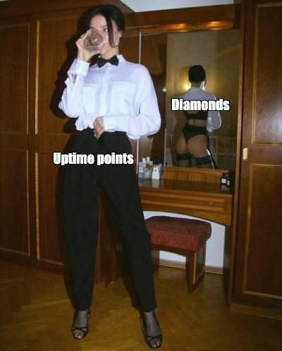sixthairman's tweet photo. Grass – mining diamonds for rewards

Points are now divided into two types:
1. Uptime Points, regular points that are earned based on the amount of time your device remains connected to the Grass network.
2. Network Points, new points that appeared in Era 11, are awarded when your traffic is actively used to fulfill web data requests.

Whether your bandwidth will be used depends on the stability and availability of your connection. Grass Network is designed to select reliable connections that guarantee the successful fulfillment of web requests.

Diamonds were introduced in Era 11 and are now the main factor for airdrop, as openly stated in the project documentation and on the developers' Twitter account. Points from Era 1 to Era 10 will also be rewarded.
@grass @grassfdn $GRASS