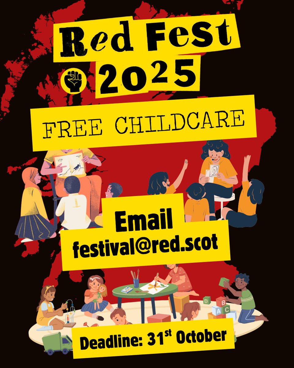 RedFest, Scotland's anti-capitalist festival 🚩 tweet media