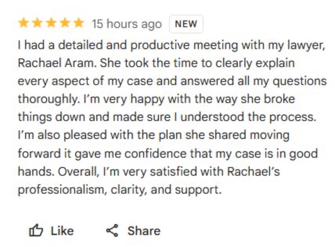 A fantastic first review for our Nottingham office for ⁦<a href="/RachaelAram/">Rachael Aram</a>⁩ ⁦<a href="/PIandMedNeg/">Irwin Mitchell Personal Injury & Med Neg</a>⁩ #experthandhumantouch