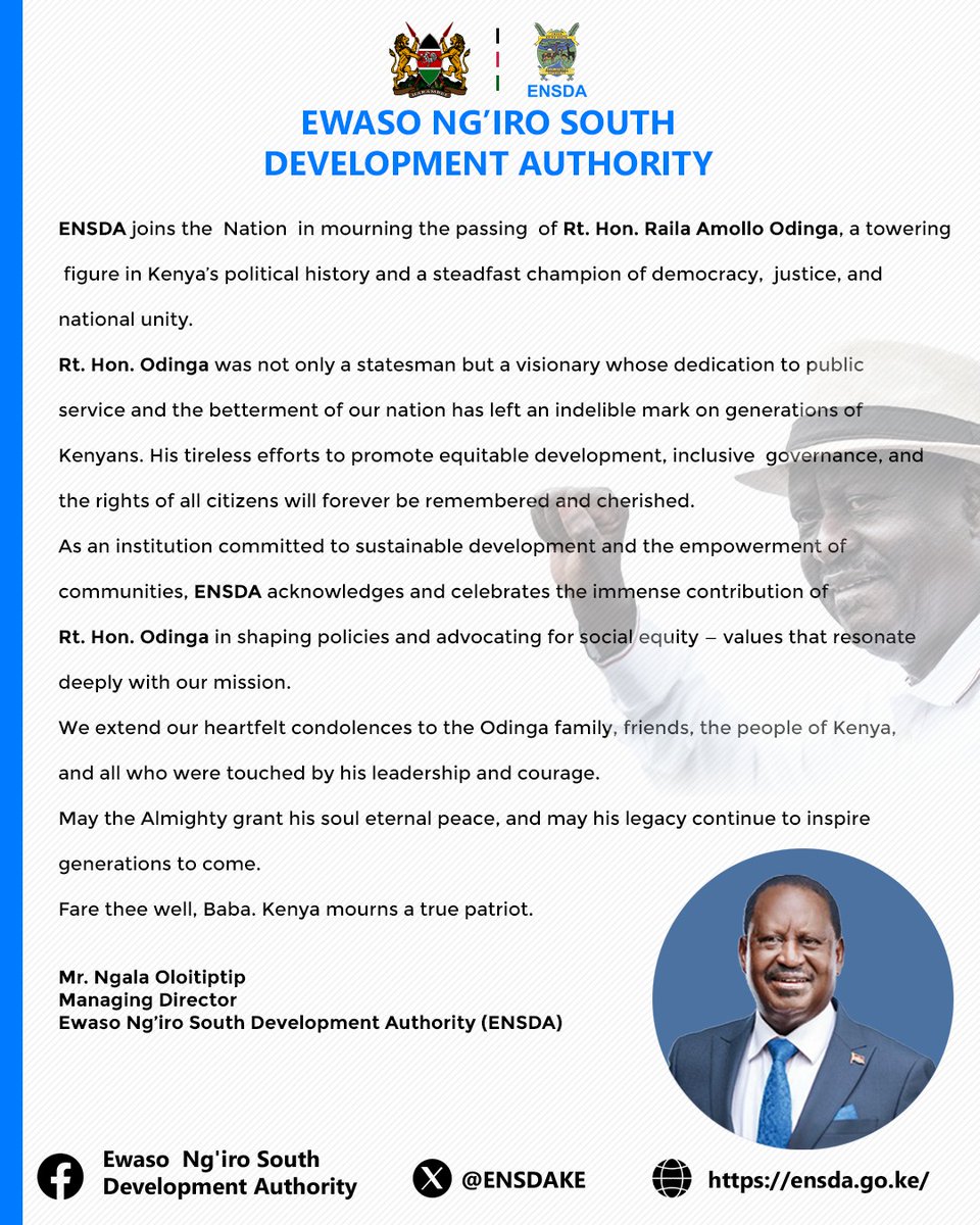 REST IN PEACE  RAO!!! <a href="/CSBeatriceMoe/">Hon. Beatrice Askul Moe</a> <a href="/harsama_kello/">PS Kello Harsama,CBS</a> <a href="/NOloitiptip/">Ngala Oloitiptip</a> <a href="/StateHouseKenya/">State House Kenya</a>