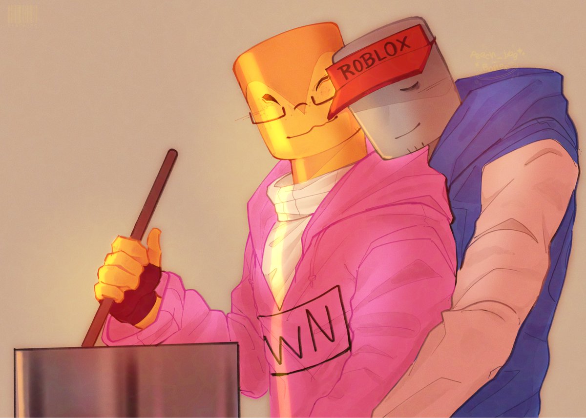 PeachJpggg's tweet image. good ending #badthingsroblox #art