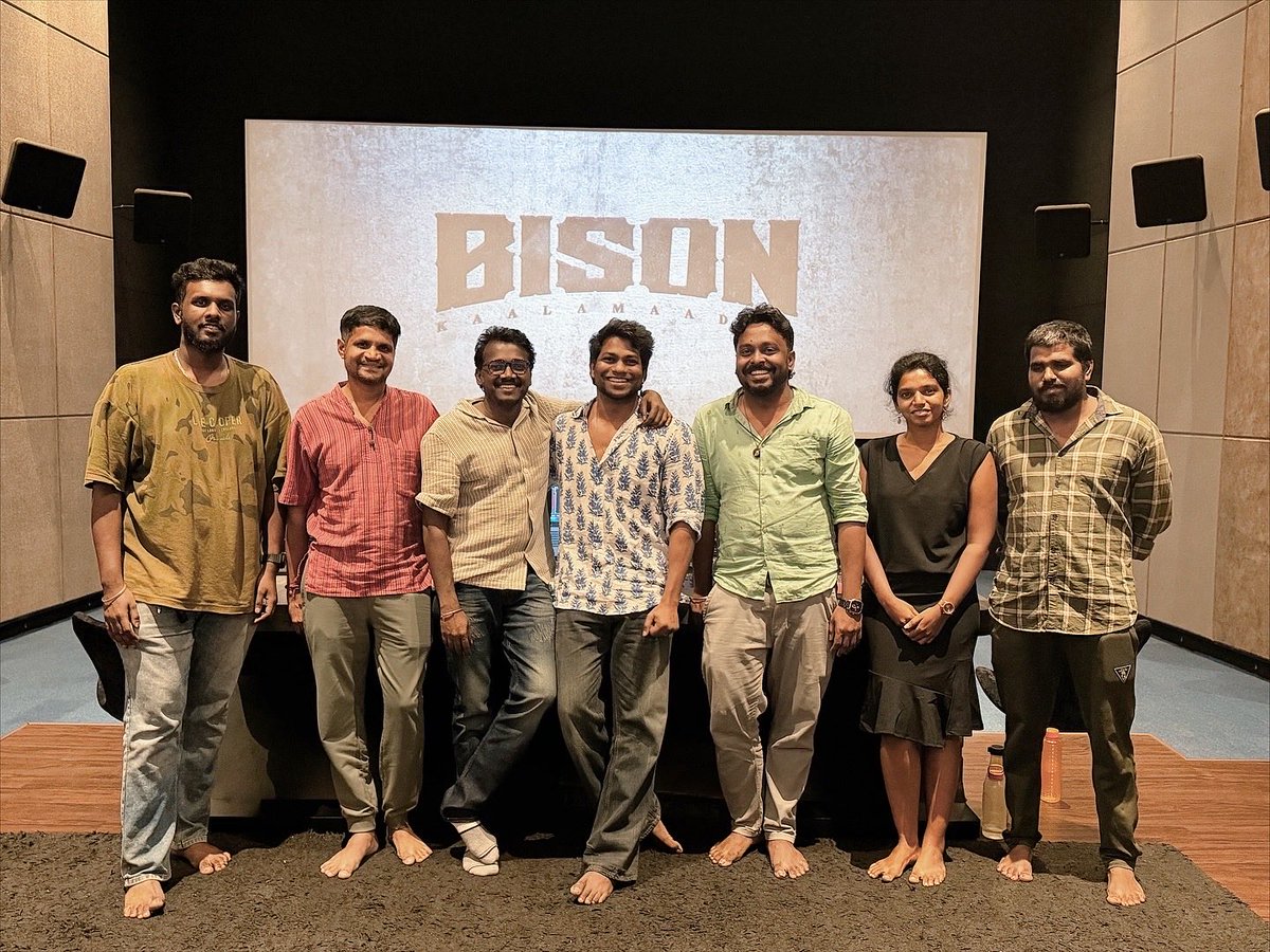 valentino_suren's tweet photo. My 5th film with Director @mari_selvaraj Each time, his world gets deeper, rawer, and more fascinating to build through sound. This one hits different. Grateful to create this world through #SoundDesign #SoundMix
#BisonKaalamaadan @beemji @nivaskprasanna @koothan @NeelamStudios_ https://t.co/JH63c4ONHi