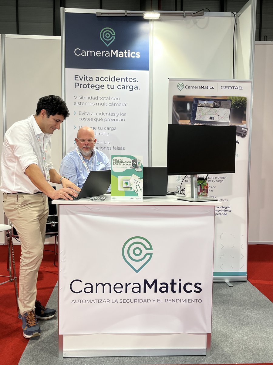 CameraMatics's tweet image. Day 1 at @LogisticsSpain didn’t disappoint! Great chats with fleet pros about #driversafety, rising costs &amp;amp; how AI-powered cameras + telematics tackle these challenges.  
Stop by #stand10K22 at @IFEMA or book a demo 👉 cameramatics.com/trade-shows-sc… 
#LogisticsandAutomation #FleetSafety