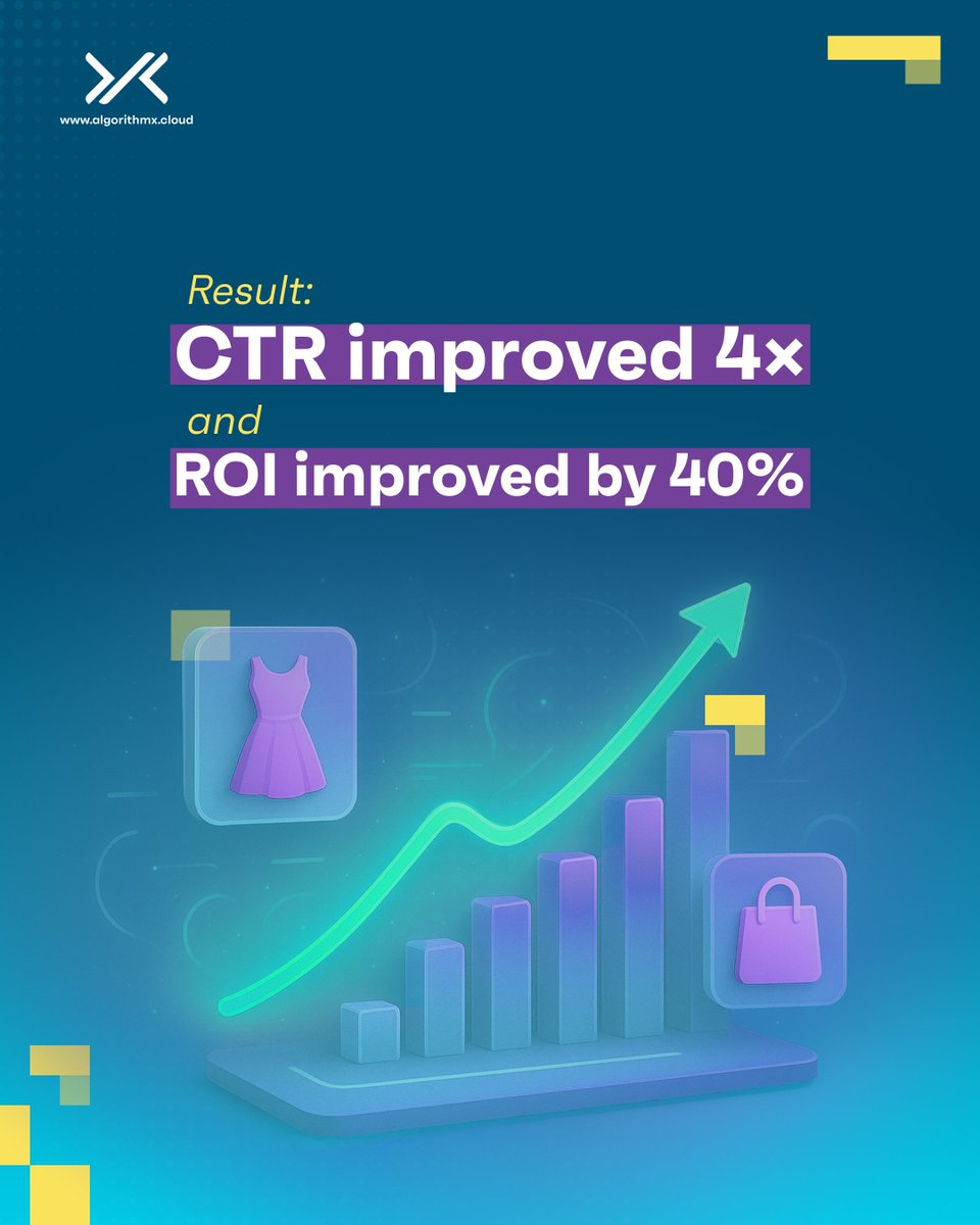 AlgorithmXcloud's tweet image. Most brands rely on intuition. Julia didn’t.
She A/B tested subject lines & visuals inside AlgorithmX →
📈 CTR ↑ 4× | ROI ↑ 40%
When data beats intuition, growth scales.
👉 Start testing smarter today.
#ABTesting #GrowthMarketing #Ecommerce #MarketingAnalytics #AlgorithmX