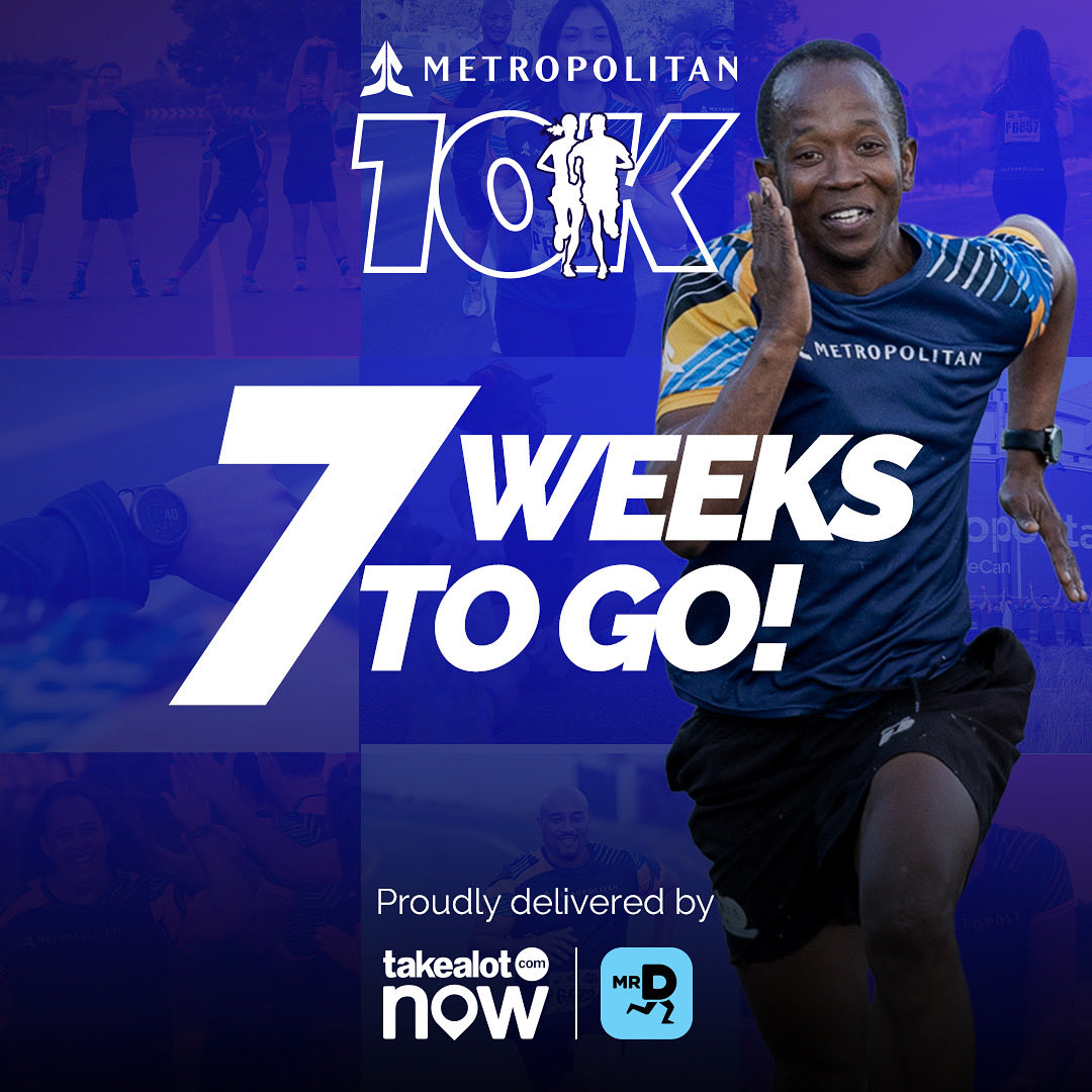 7 weeks until Met10K, Cape Town’s toughest 10K awaits. Are you ready to run together? Register now!

Together We Can
