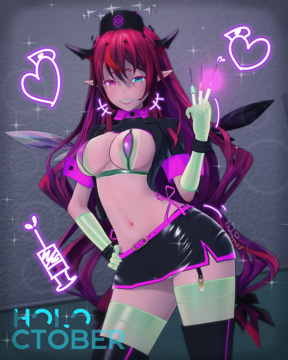 HolOctober Day 15 - NurseRyS~💎🩷

NurseRyS on duty! A healthy heart is important~ that’s why I’ll make yours beat faster, hehehe~ 💗💉

#HolOctober #IRySart