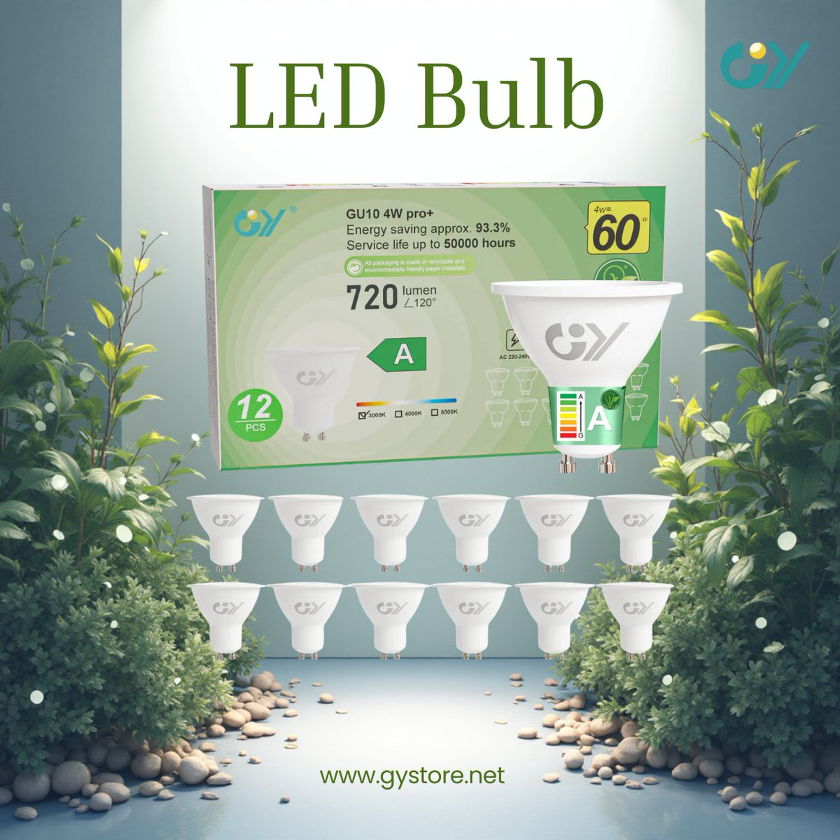gylamps29740's tweet image. 💡 GY GU10 LED Bulb 4W – 720 Lumens, Replaces 60W Halogen – Energy Class A

🔖 #GYLighting #LEDInnovation #EnergySavingBulb #EcoLighting #GU10LED #BrightLiving #HomeLighting