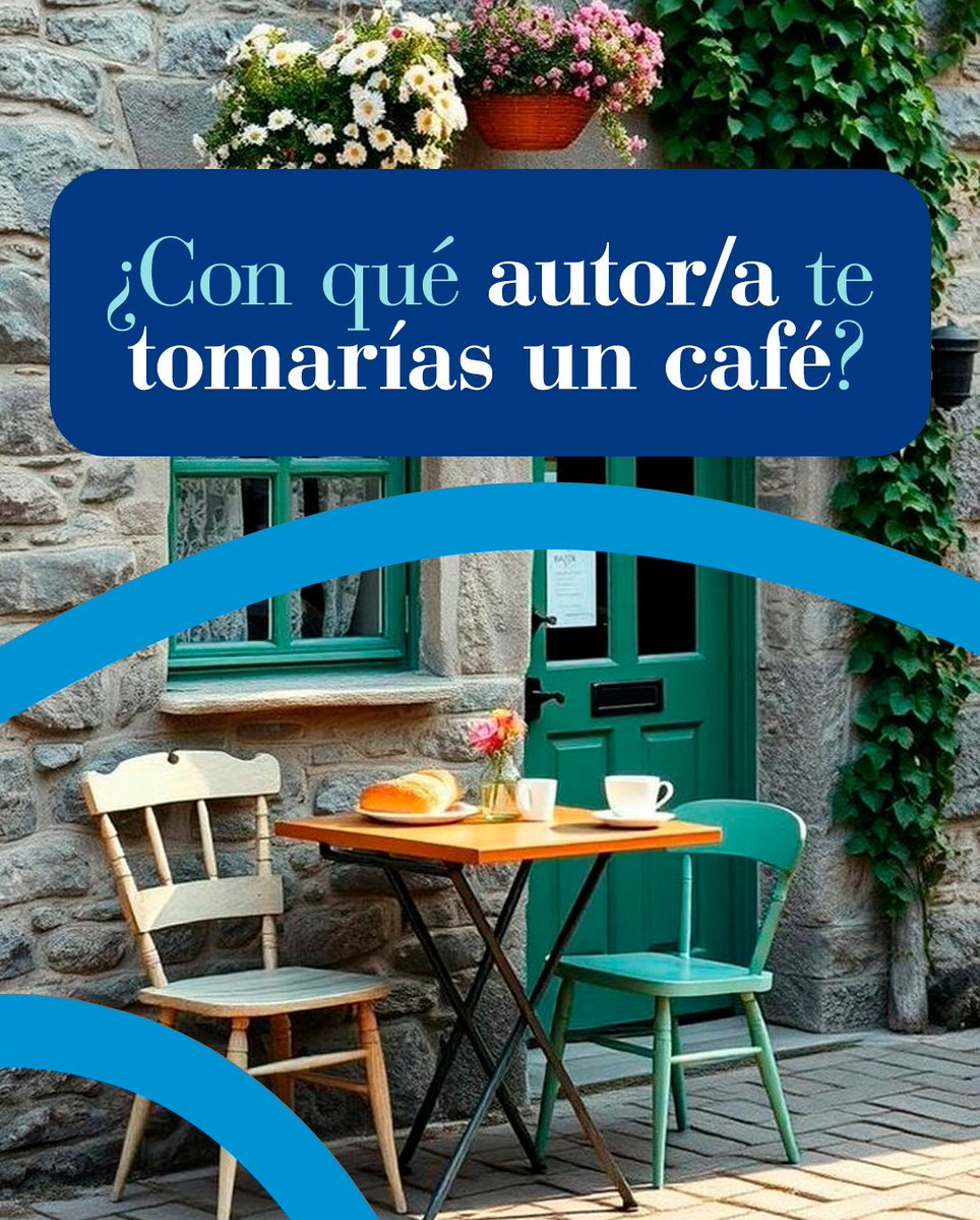 edit_planeta's tweet image. Dinos, ¿con qué escritor o escritora te gustaría pasar un buen rato charlando? ☕
Te leemos.👇
#Preguntalectora
