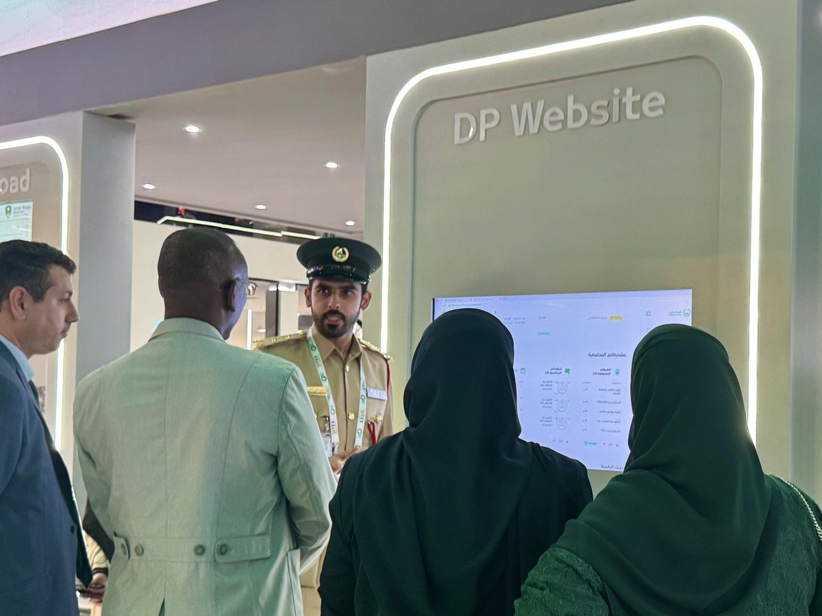 DubaiPoliceHQ's tweet image. Innovation. Intelligence. Security.
On Day 4 of #GITEX Global, Dubai Police continues to unveil smart solutions redefining the future of policing.

#DubaiPoliceAtGITEX2025 
#GITEXGLOBAL