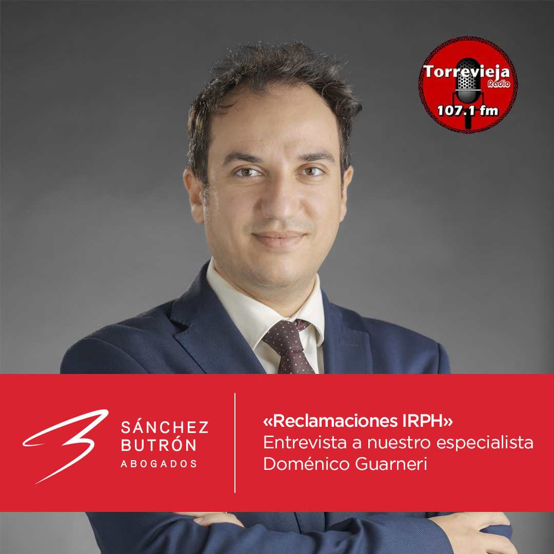 En las próximas semanas se espera resolución del  Supremo para determinar si el #IRPH se considera o no transparente. Nuestro experto Doménico Guarneri nos lo cuenta en "Con la Ley en la Mano” por <a href="/SB_Abogados/">Sánchez Butrón Abogados</a>, en <a href="/TorreviejaRad/">Torrevieja Radio</a>.

🔈Puedes escucharlo aquí:
torreviejaradio.com/con-la-ley-en-…