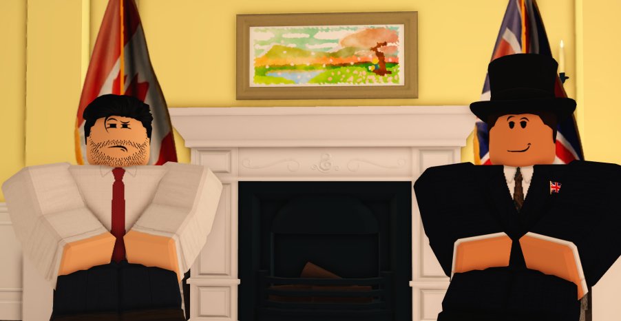 Keeping Britain secure, one deal at a time.

Prime Minister <a href="/HumzaUKB/">Humza Ahmad</a> met with Prime Minister <a href="/AU_Bloxburg/">Dominic Montgomery</a> of Canada yesterday to new commitments to the Commonwealth family.

🇬🇧🤝🇨🇦