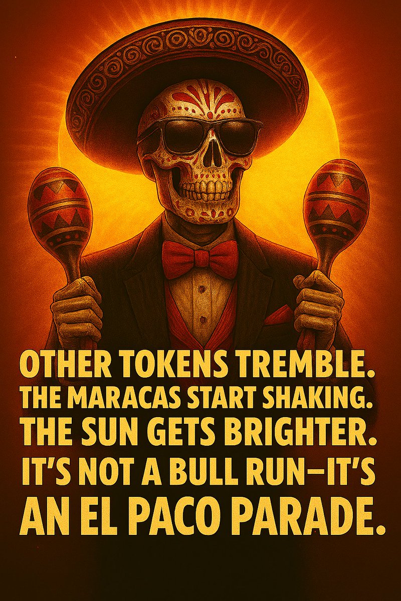 💀 Sunglasses on. 

Ready for what's next.

ELPACO isn’t just a token—it’s a resurrection. 

#TerraClassic #CryptoDon #lunc #LUNCcommunity $lunc $elpaco