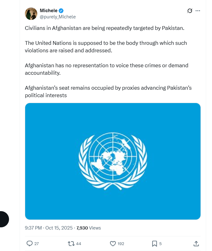 RohitSingh0art's tweet photo. Pakistan targets Afghans.UN silence is bought with a proxy voice.
#Afghanistan #NoRepresentation #Chaman #AfghansRanAway #youtubedown #WorldFoodDay #FoodBank #BharatiyaSanskriti @sowmiyasid @IndiaUnleashed @bkum2000 https://t.co/Gv7nFBwOFW
