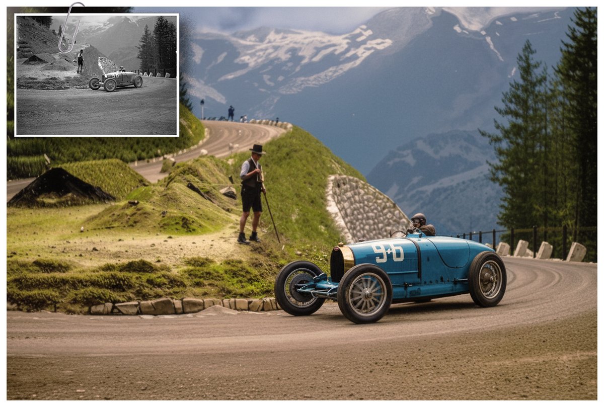 A veces restauro fotos...   me da tranquilidad meterme en la imagen, me transporta a la época... 1935