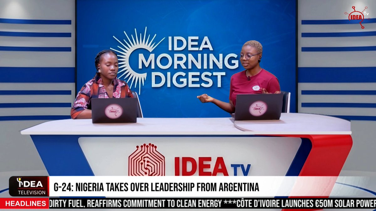 ideatelevision's tweet image. Wake Up to the Stories That Matter!

Start your day with IDEA Morning Digest on IDEA TV, your source for fresh insights and trending news around the globe.

#IDEAMorningDigest #IDEATV #MorningNews #StayInformed #AfricaRising