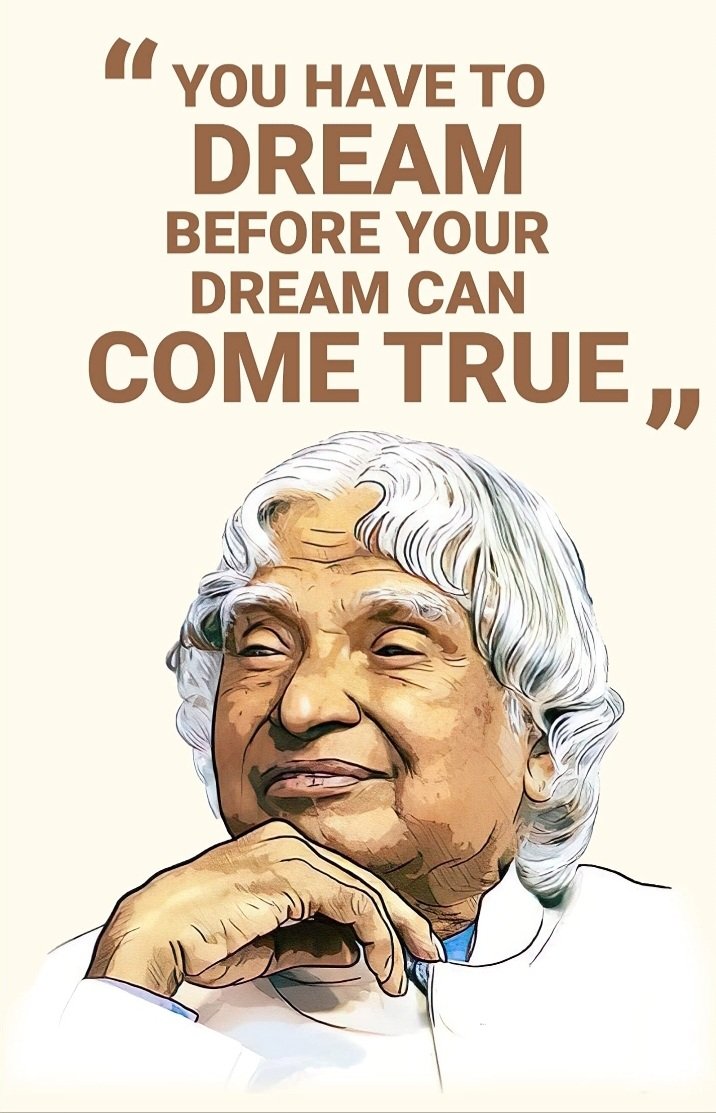Remembering Dr. A.P.J. Abdul Kalam on his birth anniversary - a visionary who taught us to dream big and believe in the power of possibilities.. #APJAbdulKalam #MissileManOfIndia