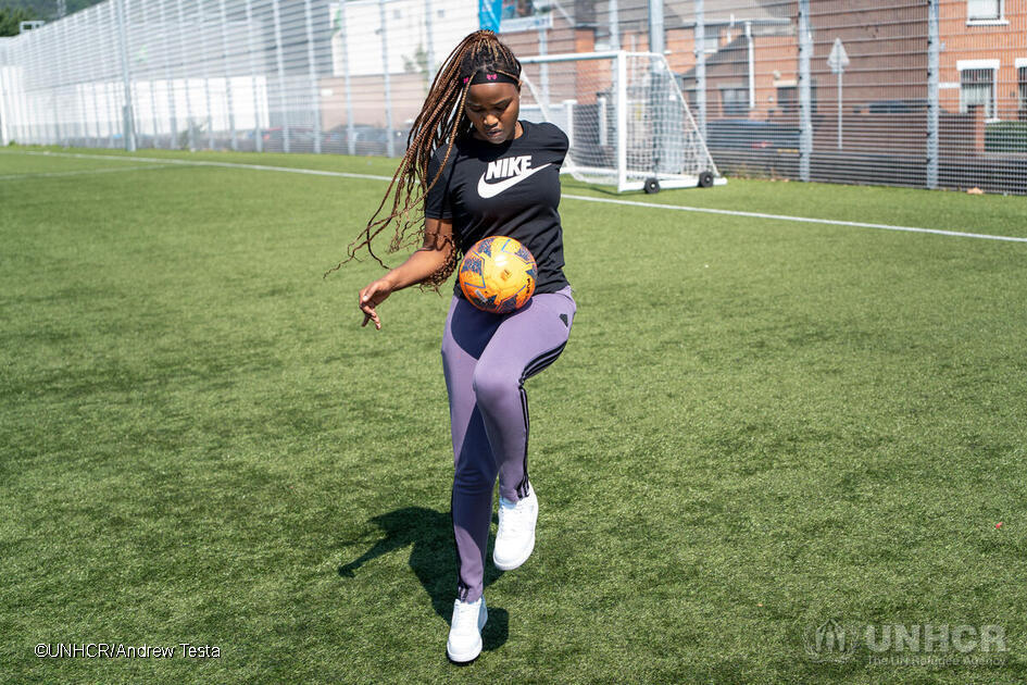 ⚽️ Friendships 
⚽️Community
⚽️Freedom

After fleeing South Sudan and arriving in Belfast, Mary found the support she needed to rebuild her life through football sessions. 

This week was her second time playing in the #UnityEUROCup 🏅

Mary's story ➡️unhcr.org/news/stories/r…