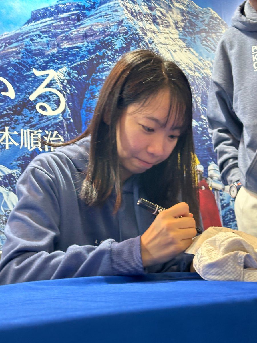 🎾#木下グループジャパンオープン🎾 ◤選手サイン会✍️◢ 本日