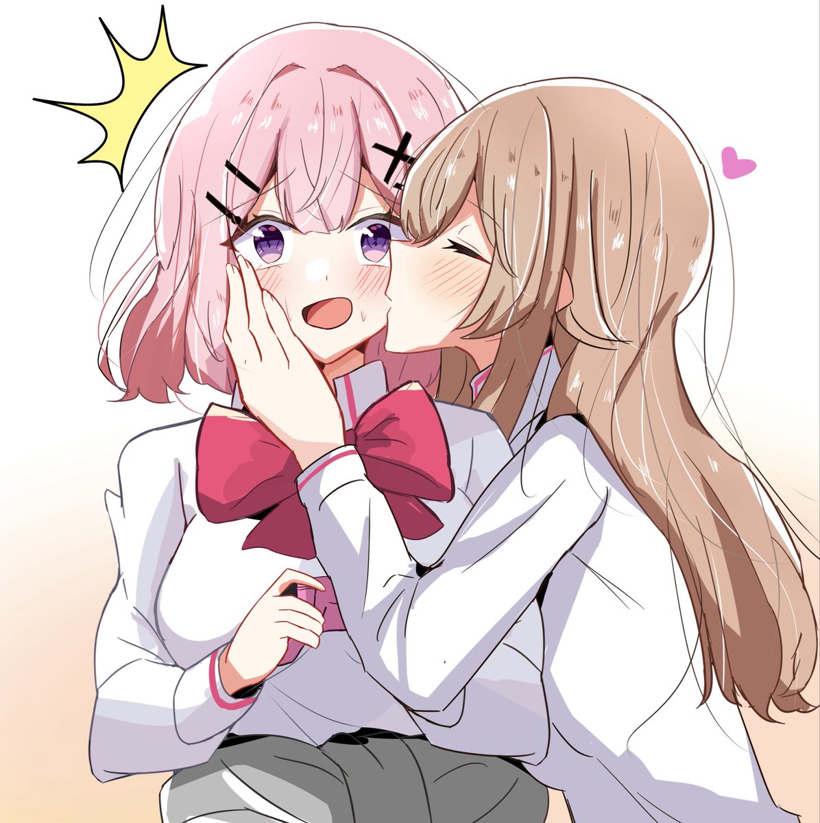 miya37M's tweet image. #わたなれ 
#あじれな
紫陽花さんからのキス🫶