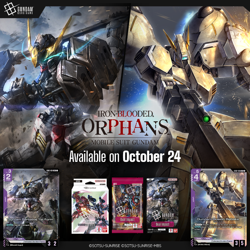 GUNDAM_GCG_ENG's tweet photo. Take the battle to a new stage.
Starter Deck[ST06]＆Booster Pack [GD02]
Available on October 24！