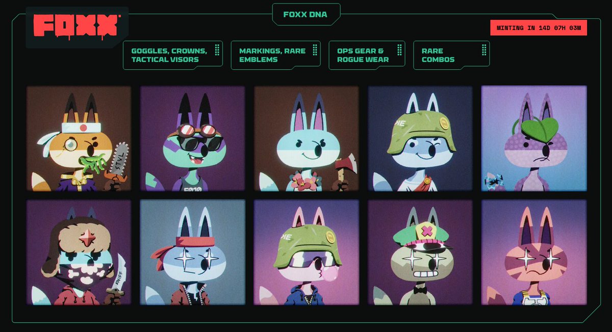 FOXX (@foxx_nft) on Twitter photo Take a guess... how many unique traits are there in the FOXX NFT collection? Take a guess... how many unique traits are there in the FOXX NFT collection?