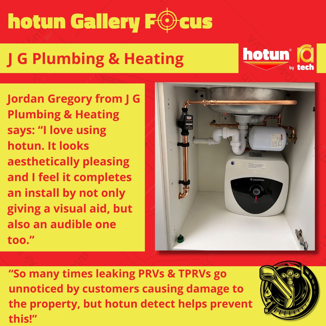 Some amazing work from Jordan Gregory at J G Plumbing and Heating we just had to showcase in the hotun Gallery! It features both the hotun dry trap tundish and the hotun detect alarm unit. Check out other installations/testimonials in the hotun Gallery: bit.ly/3Vv1wwt