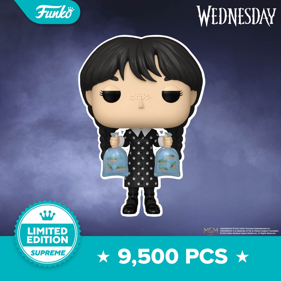 FunkoEurope's tweet image. Do you have any enemies who need dealing with? Our LIMITED EDITION POP! Wednesday Addams can help with that.
Available at:
🇬🇧 HMV
🇫🇷 FNAC
🇩🇪🇦🇹 Elbenwald
🇪🇸 GAME
🇮🇹 Funside
🇧🇪 ToyChamp