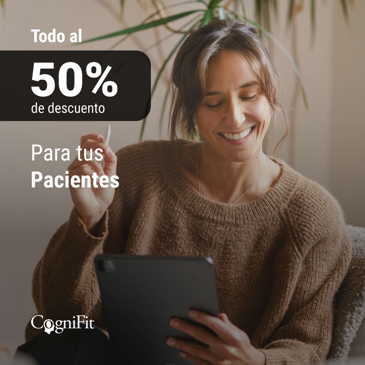 CogniFit_ES's tweet image. 🧠 Todo lo que necesitas para tus pacientes — ¡con un 50% de descuento!

🎁 CÓDIGO: PROF25

👉ow.ly/kLOE50X9Hsi

#Descuento50 #OfertaEspecial #PromociónProfesionales #CogniFit #CódigoDescuento