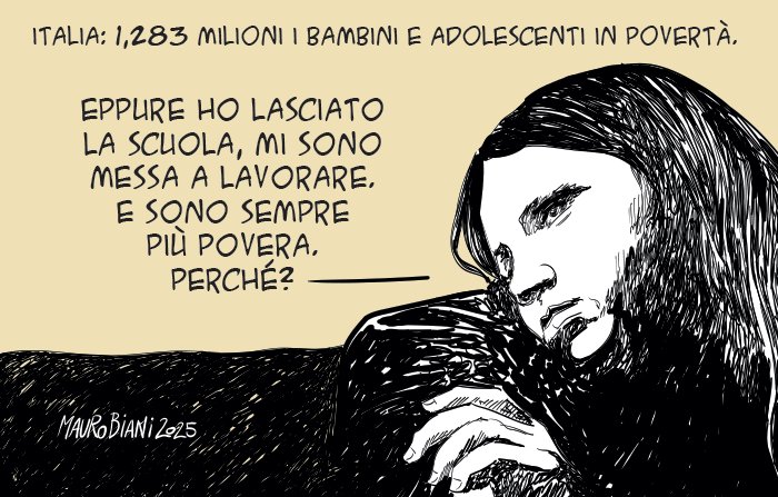 nonsonpago1's tweet photo. #Italia: 1,283 milioni i #bambini e #adolescenti in #povertà.
Eppure ho lasciato la #scuola, mi sono messa a #lavorare.
E sono sempre più più povera.
Perché?
Biani !👏
Perché il #GovernoMeloni ha #fallito.🤬
Ė ora di #redistribuire la ricchezza!✊
@maurobiani
@repubblica https://t.co/KbIcAejOu0