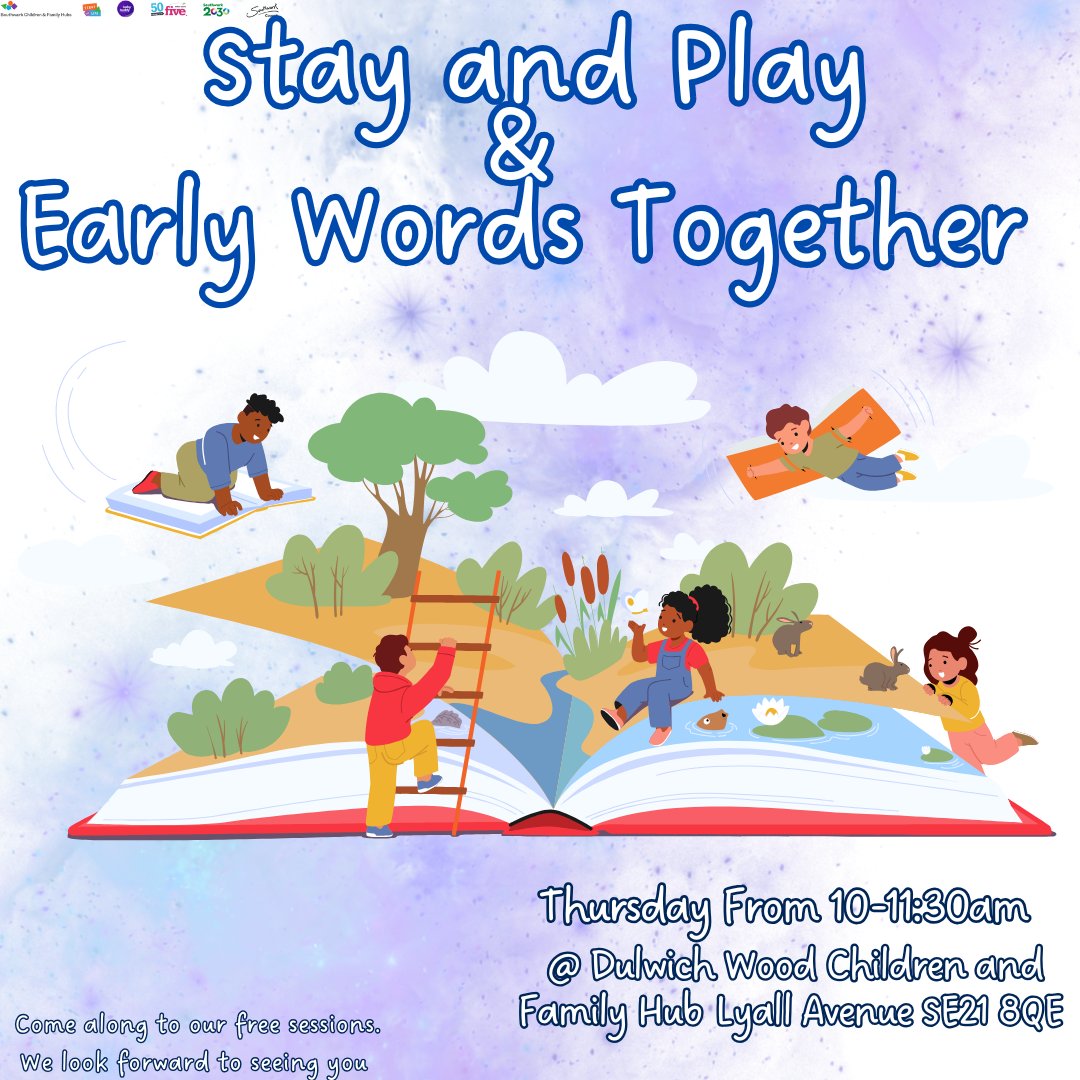 C_D_cfc's tweet image. 🌟 Come Play & Learn at Dulwich Wood Hub! 🧸📚
Join us every Thursday, 10–11:30am at Dulwich Wood Children & Family Hub
📍 Lyall Avenue, SE21 8QS