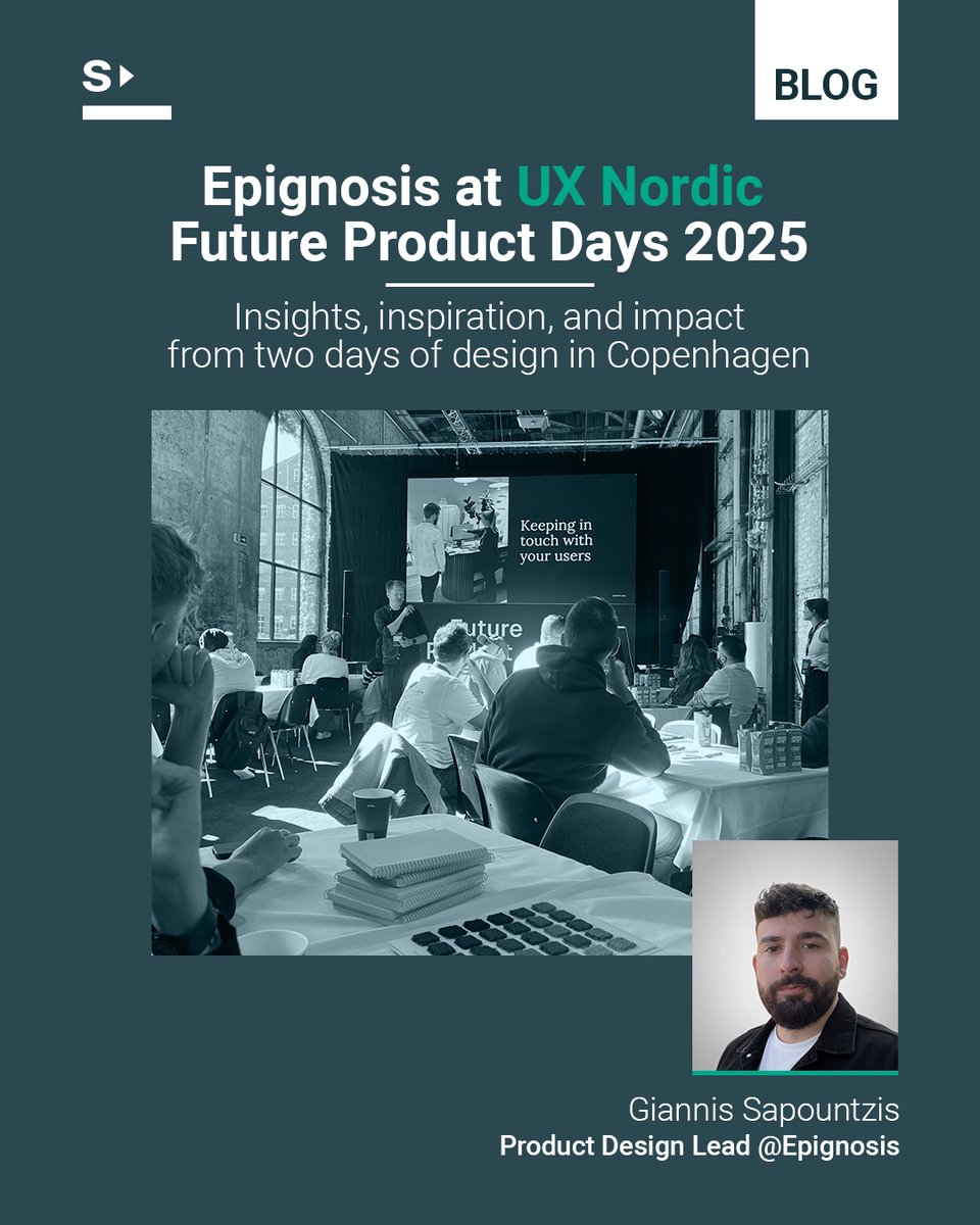 StarttechVC's tweet image. Real UX > Just Visuals.
Our @epignosishq team attended #UXNordic_2025, soaking up workshops & talks on AI, metrics, leadership, UX impact.
Read how they’re shaping the next chapter:
f.mtr.cool/ludihclfer
#UXDesign #ProductThinking
