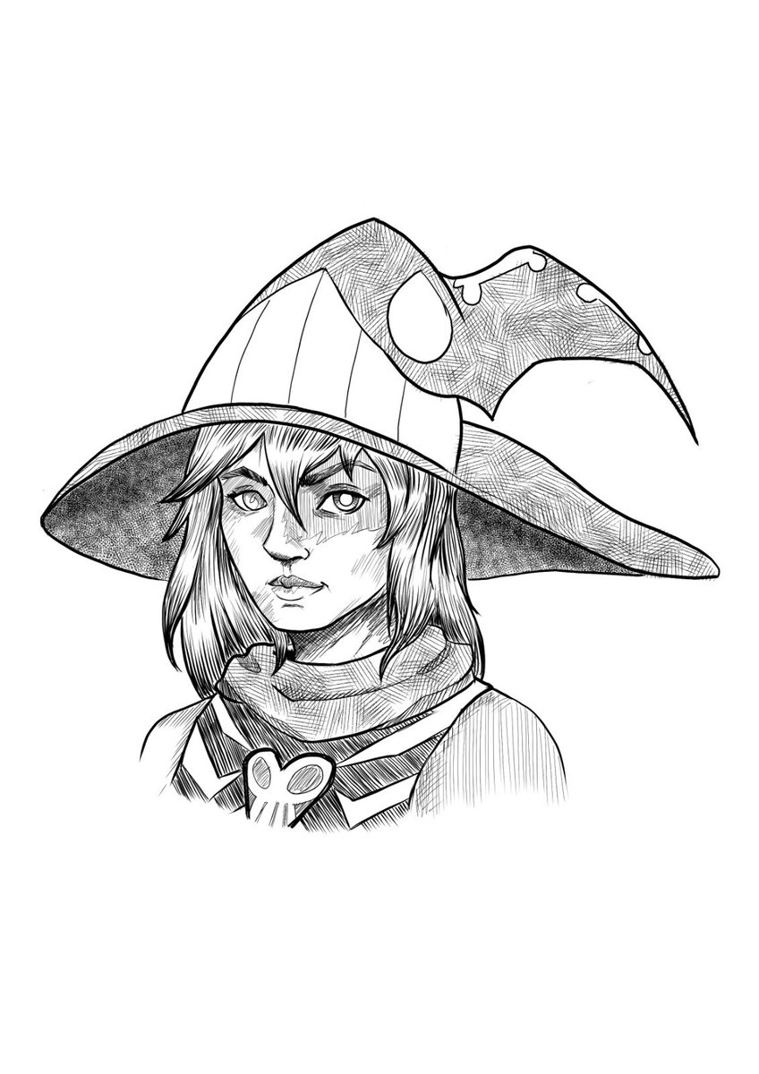 UtterDicetopia's tweet image. Meet the party 2/3

Doc plays Winona &quot;Winnie&quot; Witherspoon. Once an up-and-coming illusionist, she turned to necromancy and the dark arts. It seems to have affected her mind and body rather oddly. The marks on her flesh are only surpassed by that on her psyche.