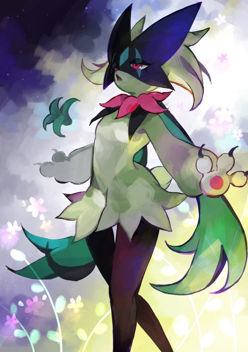 マスカーニャ 「ポケモンの最新作に便乗して過去描いたFAまとめ」|由澤　里郷のイラスト