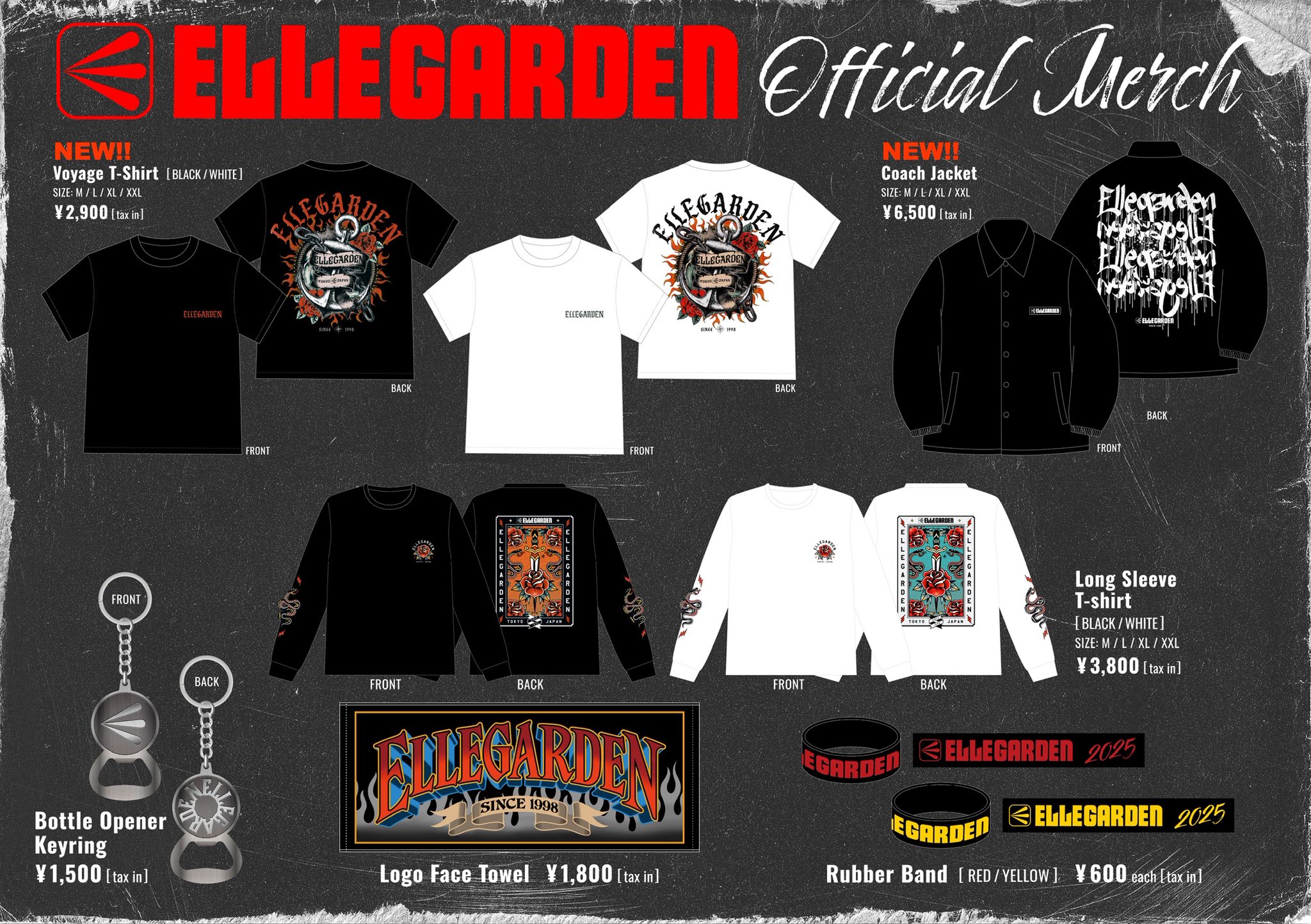 宮古ロック発売】ELLEGARDEN コーチジャケット Mサイズ たま on