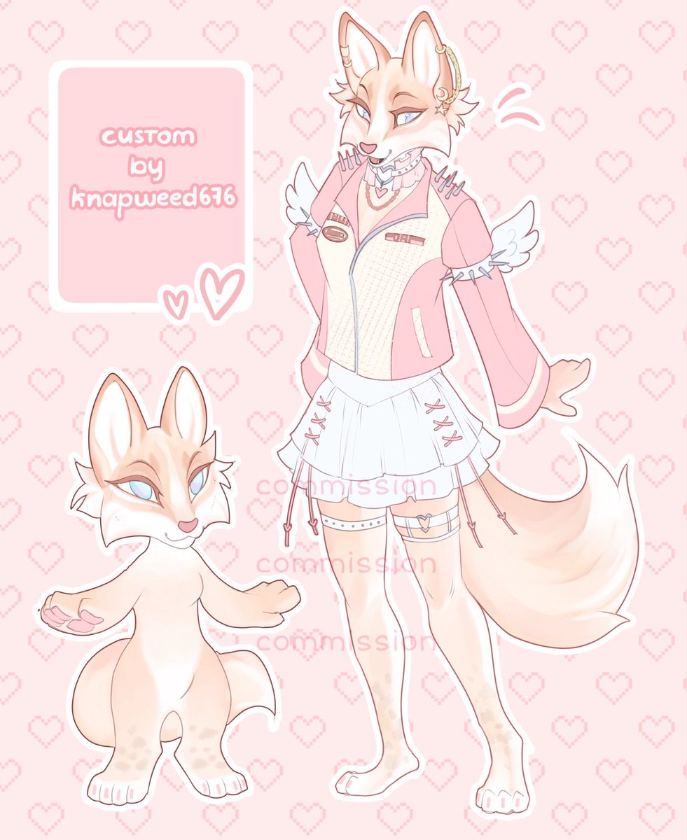 knapweed676's tweet photo. Custom from VK👛
#furryart #commission #commissionsopen #furry #furryfox #pinkfurry #fenec #anthro https://t.co/fwVBlQkErl