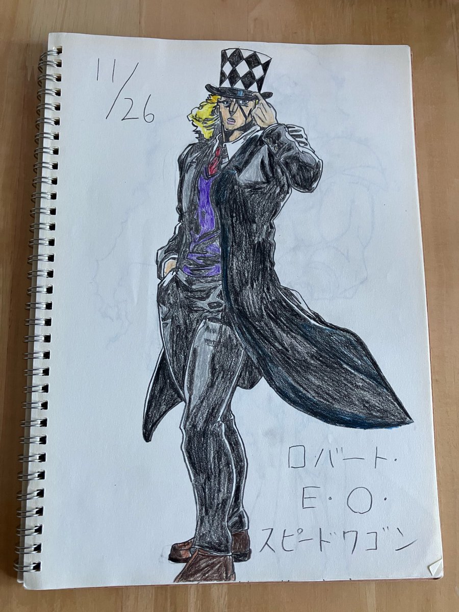 スピードワゴン誕生日おめでとう🥳🎉🎉🎉
※絵は過去絵です

#スピードワゴン生誕祭2025  
#ジョジョの奇妙な冒険