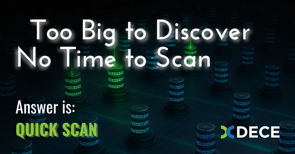 SoftwareDECE's tweet image. Too Big to Discover, No Time to Scan ⏱️📂
Petabytes of data — but no time to scan? GEODI DSPM’s Sampling Modes deliver fast, accurate discovery without scanning it all. Smart, selective, and efficient.
#DSPM #DataDiscovery #DataSecurity #GEODI