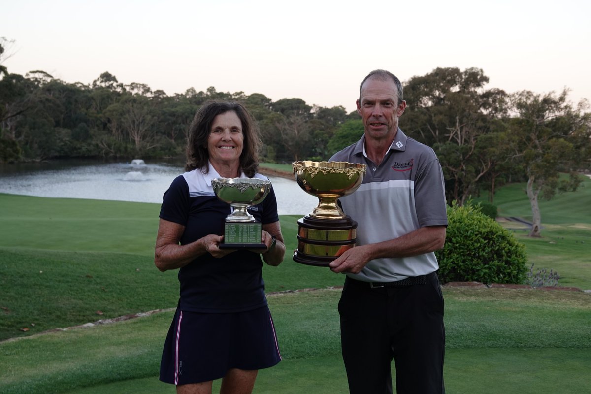 Mark Allen goes back-to-back and Sue Wooster becomes a four-time winner 🙌😍

All the action from the final day of the Australian Senior Amateur at Monash Country Club here: bit.ly/4qitutw