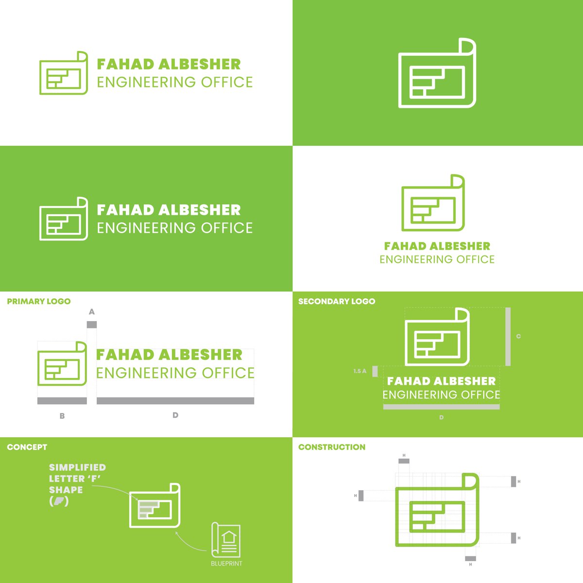 hasny_ameen's tweet image. Fahad Albesher Engineering Office

A timeless and professional logo concept built for an engineering firm. The mark cleverly combines the letter &apos;F&apos; and a blueprint scroll for a memorable, industry-specific identity. See the full construction details inside.

#LogoConcept