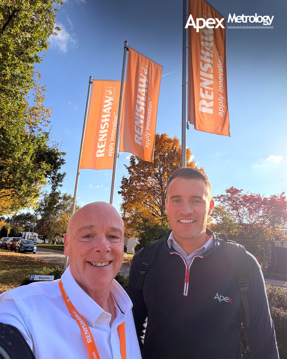 ApexMetrology's tweet photo. This week we spent a couple of days at the Renishaw Channel Partner Conference in Stuttgart seeing their latest innovation and technology. Ryan Graham was joined by Paul Bulman, Director of Apex Metrology and our sister company Manchester Metrology

#Renishaw #CMM #QualityControl https://t.co/DSz0kAZicu