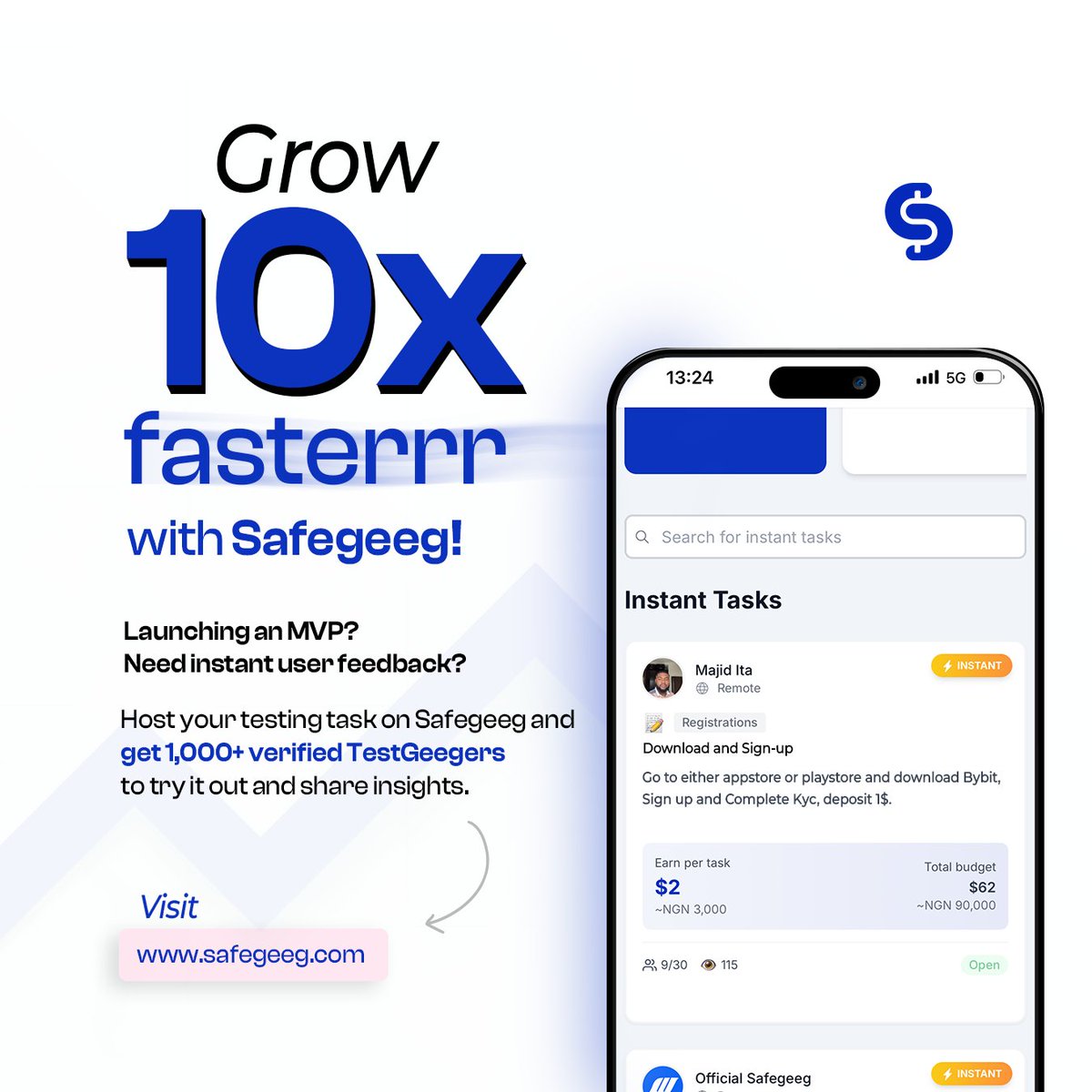 Post It
Sit Back
And watch the Results 💙

#safegeeg #getafreelancer #freelancers